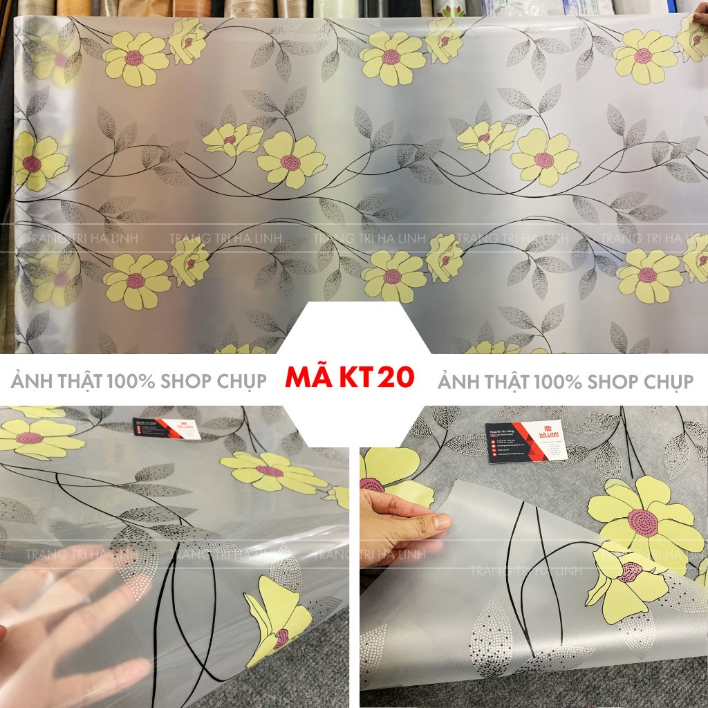 Decal dán kính mờ cửa sổ 3d hình hoa hướng dương, giấy dán kính đề can sẵn keo cho phòng ngủ nhà tắm khổ 0.9mx0.5m