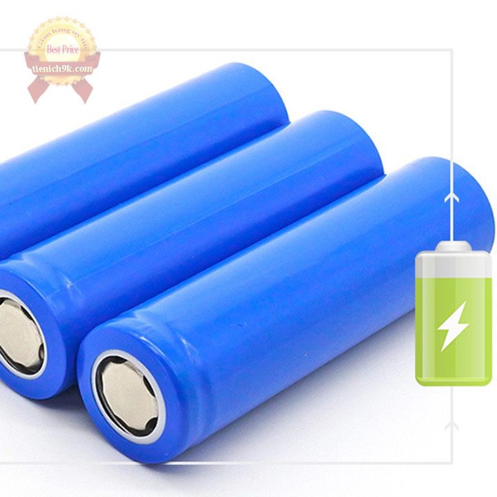 Cell pin 18650 sạc dự phòng sạc lại được dung lượng cao tới 5000mAh 2000mAh dùng cho quạt tích điện cầm tay mini