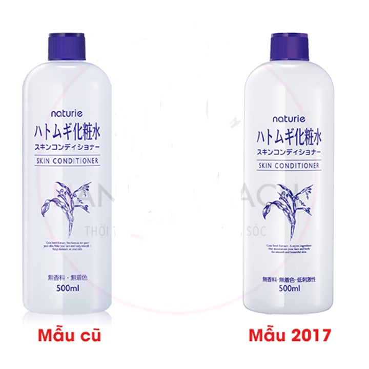 NƯỚC HOA HỒNG GẠO NHẬT BẢN Naturie HATOMUGI 500ML