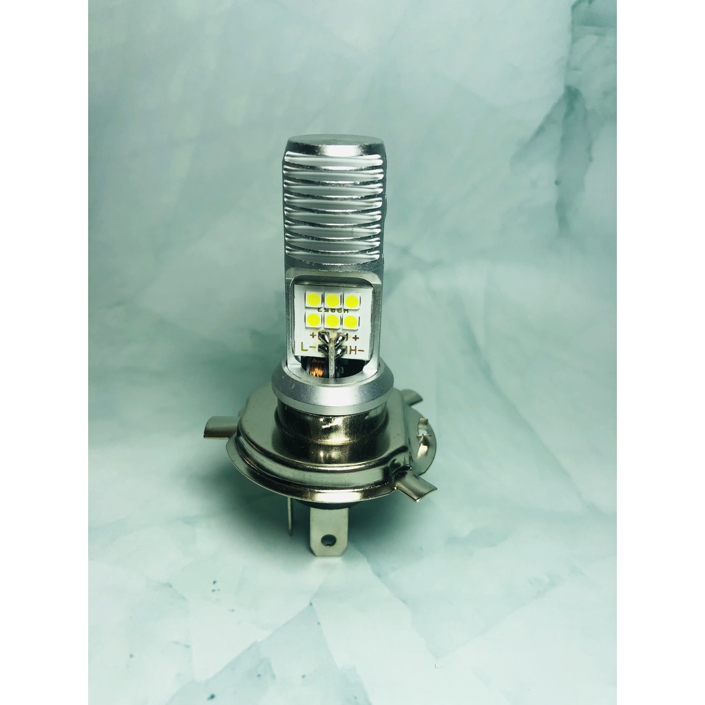 / Đèn Xe Máy/ Đèn Pha OSRAM H4 Led 3 Cob 6000K Cho Ánh Sáng Trắng 2000Lm 18W, tuổi thọ dài, tiết kiệm năng