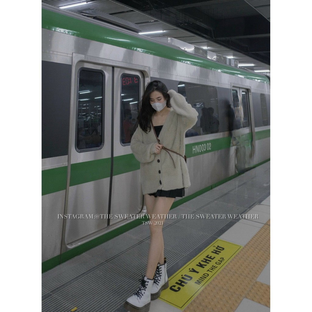 [Mã 2611THTRANG100K hoàn 10% xu đơn 99K] (Ảnh thật) Áo khoác cardigan lông thỏ mượt OVERSIZE the.sweaterweather TSW | BigBuy360 - bigbuy360.vn