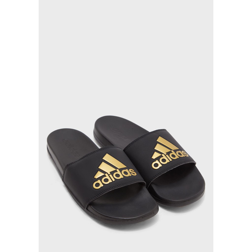 Dép Adidas Auth FREESHIPAdidas Adilette Comfort Slides Black Gold - Dép Nam Quai Ngang Chính Hãng - Simple Sneaker