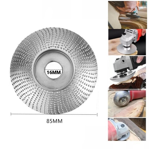 Phụ Kiện Gắn Máy Mài Góc Dĩa Mài Điêu Khắc Gỗ Vòng Cung Lỗ Mũi Khoan 16MM