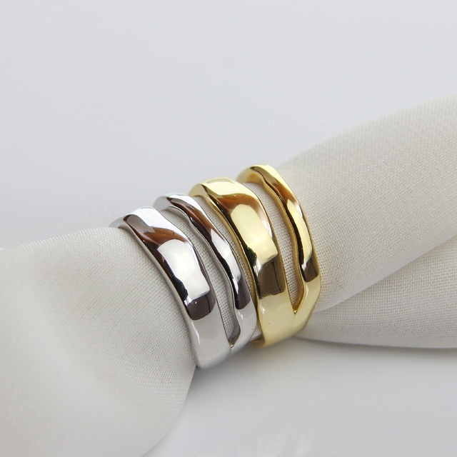 Nhẫn Hai Lớp Thiết Kế Đơn Giản Phong Cách Hàn Quốc