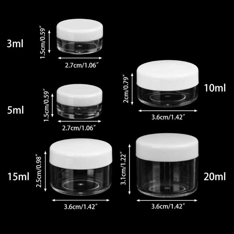 [Hàng mới về] Hũ chiết mỹ phẩm mini mang theo du lịch tiện lợi