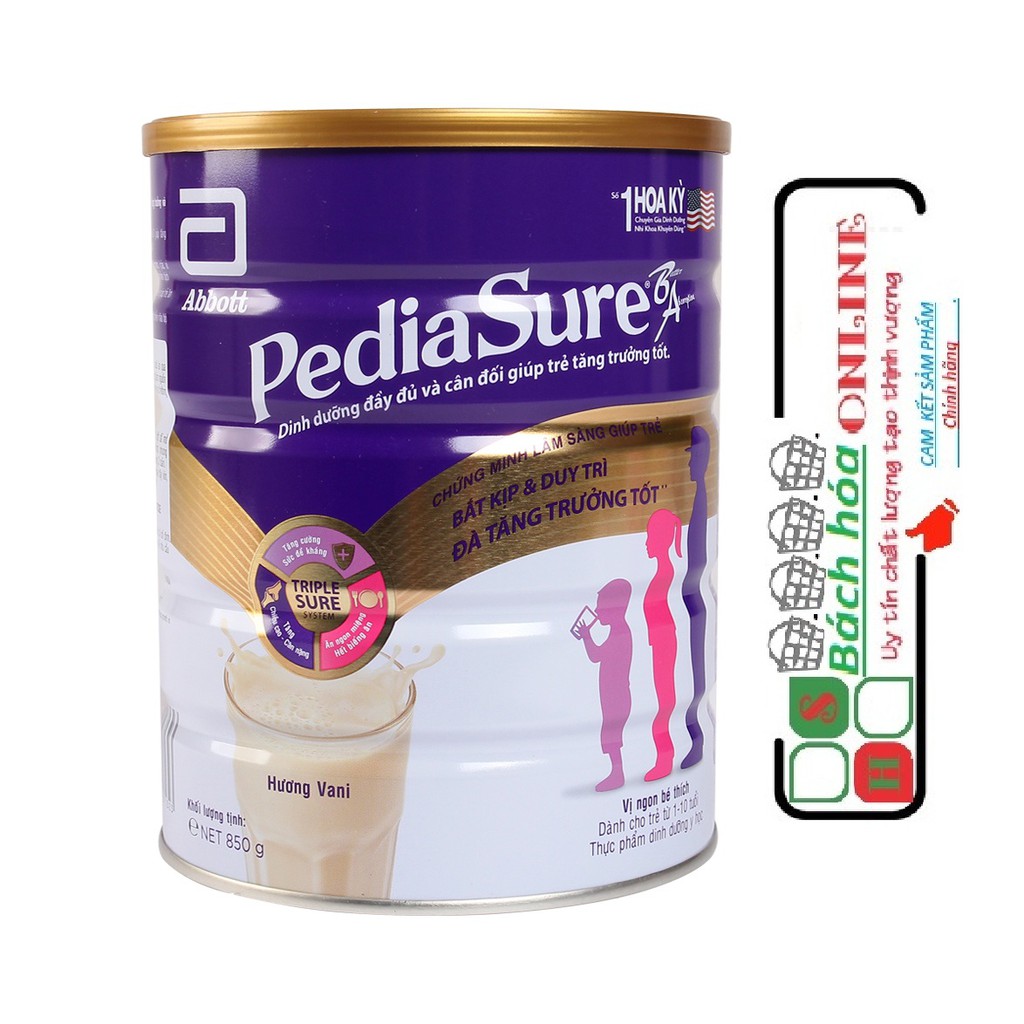 Sữa Pediasure BA hộp 850g date2021