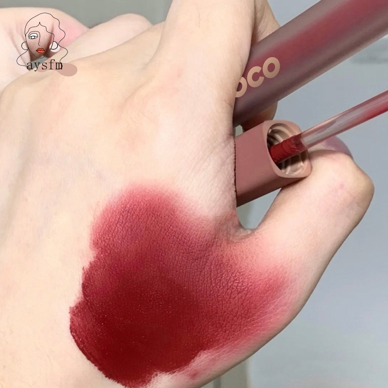 Son Môi Dạng Lỏng Lâu Trôi Chống Thấm Nước Màu Nhung Lì Gợi Cảm Thời Trang
