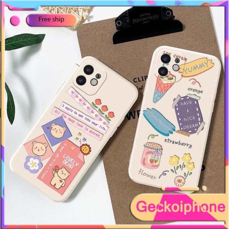 ốp lưng iphone Lovely Bear  Từ 6 đến 12 promax  geckoD104