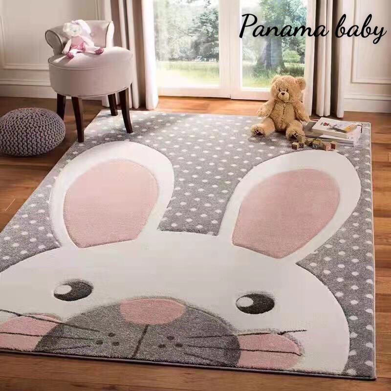 Thảm lông cừu PANAMA BABY 1m6x2m3, Thảm Lông tuyết sữa Mềm Mịn Chống Chơn Trượt Giá Rẻ.