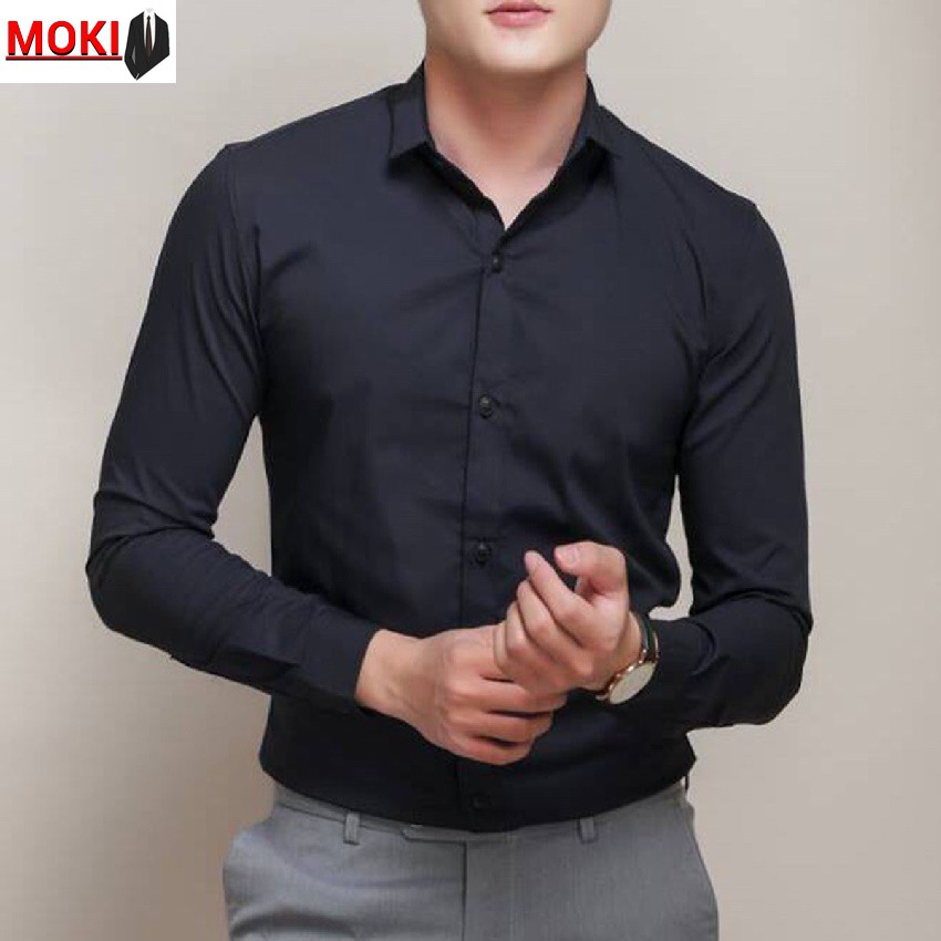 Áo sơ mi nam dài tay cao cấp ,chất liệu lụa mềm mịn ,kiểu dáng Hàn Quốc không nhăn, không xù , thấm hút mồ hôi | BigBuy360 - bigbuy360.vn