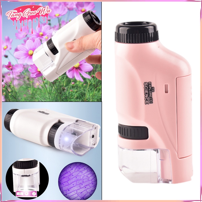 Bộ 2 kính hiển vi cầm tay có đèn LED cho trẻ em | BigBuy360 - bigbuy360.vn