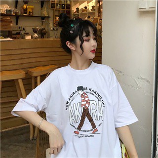 Áo thun tay lỡ form rộng AKARA kiểu dáng Hàn Quốc - UNISEX