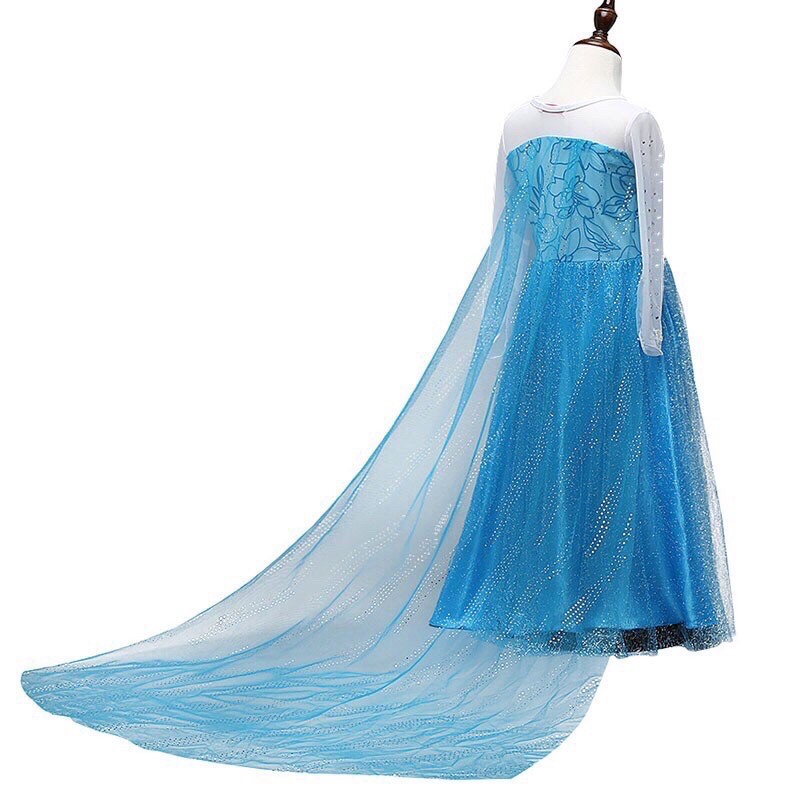 Bộ hoá trang Halloween công chúa Elsa kèm phụ kiện