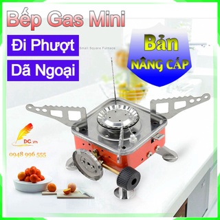 Bếp gas du lịch mini dã ngoại gấp gọn bếp ga du lịch cao cấp nhỏ gọn tiện lợi đi phượt - 1 đổi 1