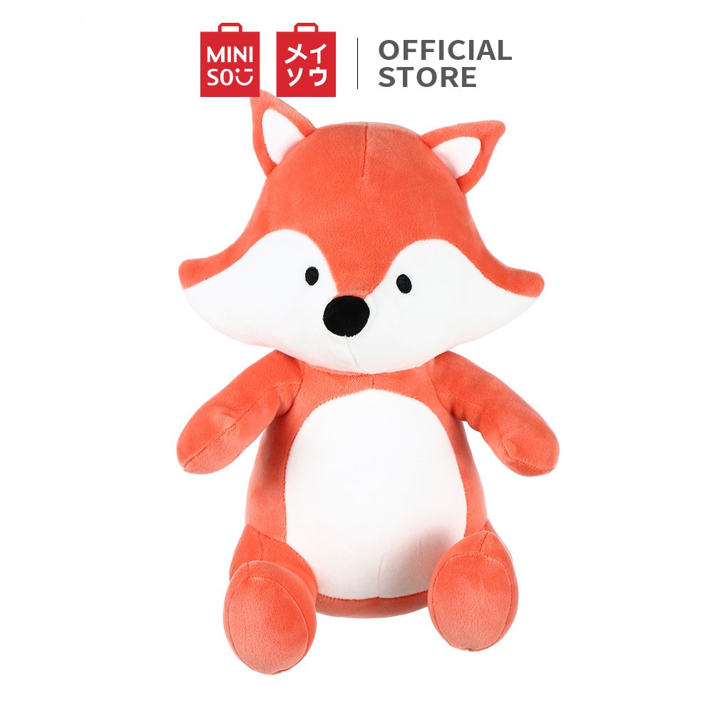 Thú bông Miniso hình con cáo ngồi - Hàng chính hãng