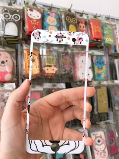 Kính cừơng lực hình cartoon 1 mặt iphone 7 plus/8plus