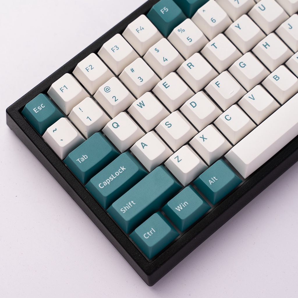 Keycap Lam ngọc nhựa PBT in doubleshot 144 nút bàn phím cơ, cherry profile