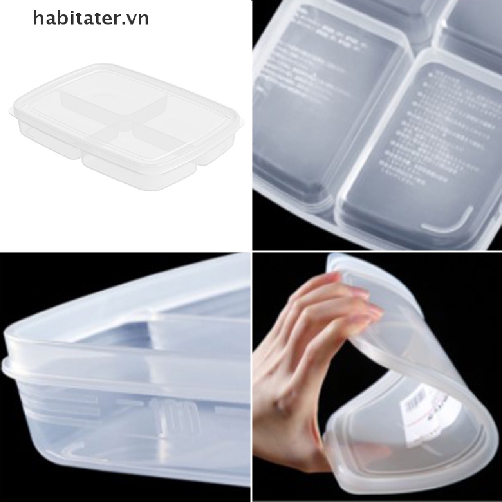 Khay Đựng Thực Phẩm 4 Ngăn Trong Tủ Lạnh