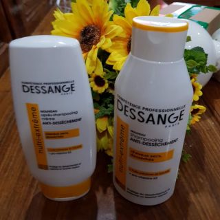 Bộ  xả Dessange Nutri-Extreme của Pháp chuyên  cho tóc khô xơ, hư tổn