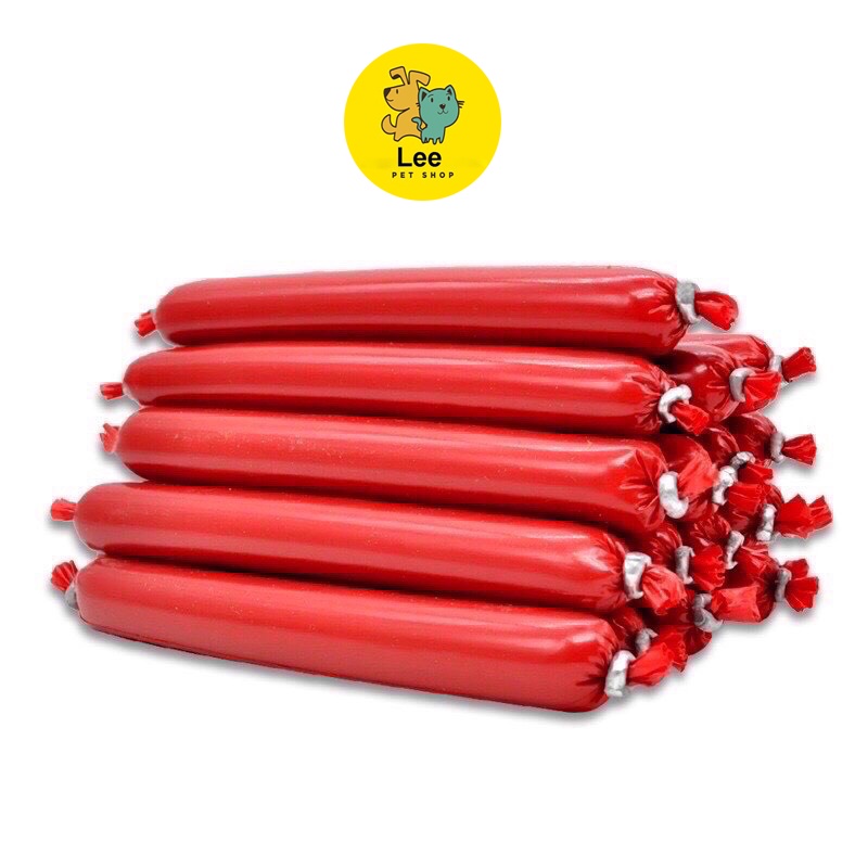 Xúc Xích Cho Chó Mèo Hamster Thanh 15gr- Giàu Dinh Dưỡng, Vitamin, Đạm - Leepetshop
