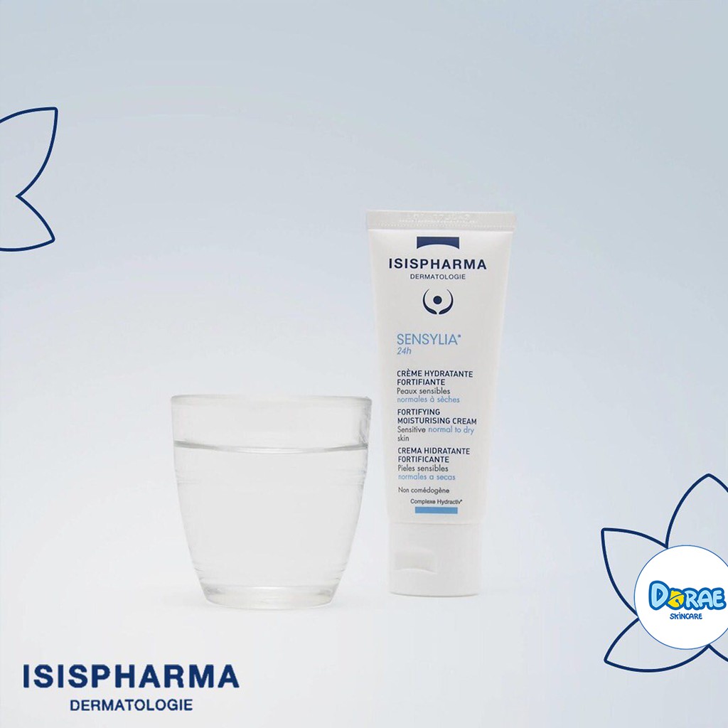 ✅ Kem dưỡng ẩm, làm giảm nóng rát, kích ứng da ISIS Pharma Sensylia 24h