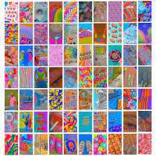 Combo 16 tấm Wall Collage dán tường- theme INDIE