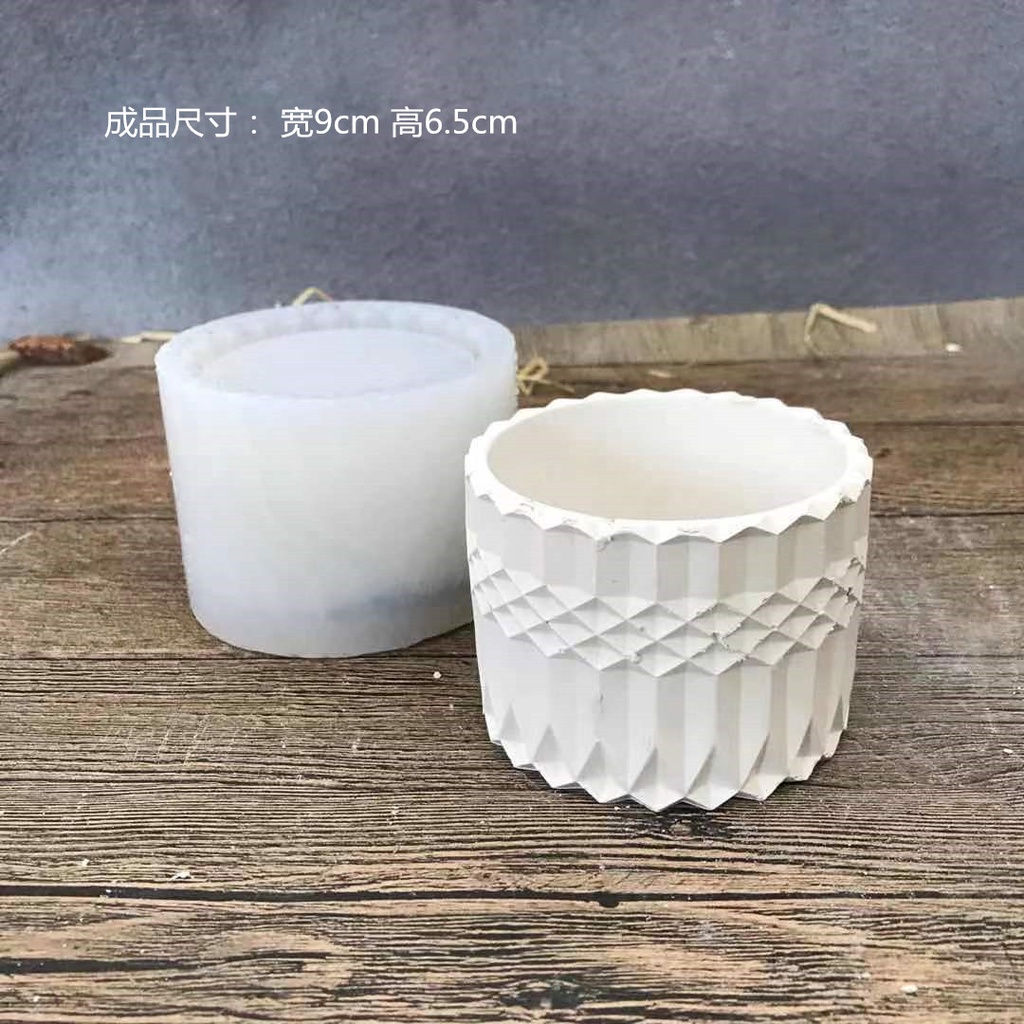 Khuôn silicone Hình Trái Tim Dùng Làm Chậu Hoa diy