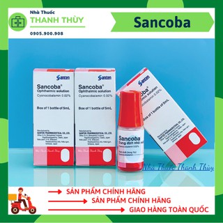 SANCOBA Nhật Bản 5ml [Nhập Khẩu Chính Hãng ] Nhỏ Mắt Phục Hồi Thị Lực, Chống Cận Thị, Đau Mỏi Mắt