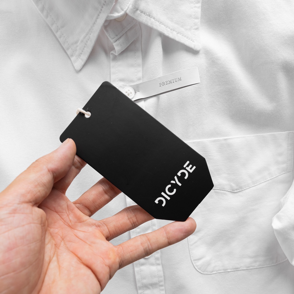 Áo sơ mi nam kaki tay dài form rộng  DICYDE AV.D.Z.07 cao cấp