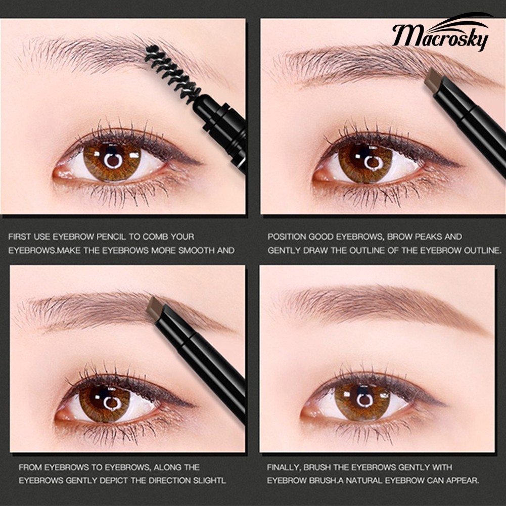 (Hàng Mới Về) Chì Kẻ Lông Mày Hai Đầu Xoay Tự Động Lâu Trôi | BigBuy360 - bigbuy360.vn