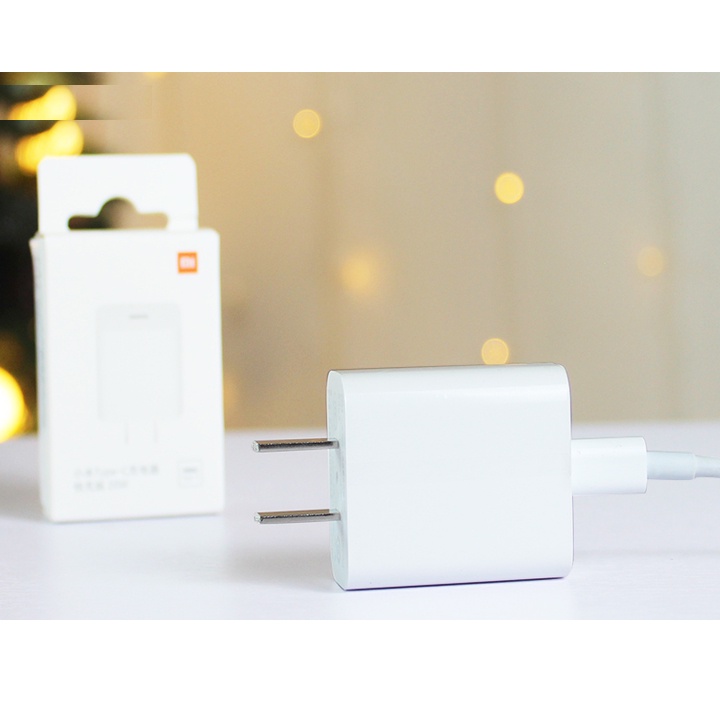 Bộ củ sạc siêu nhanh PD Xiaomi 20W TYPE- C mã  AD201 - Zin bóc máy