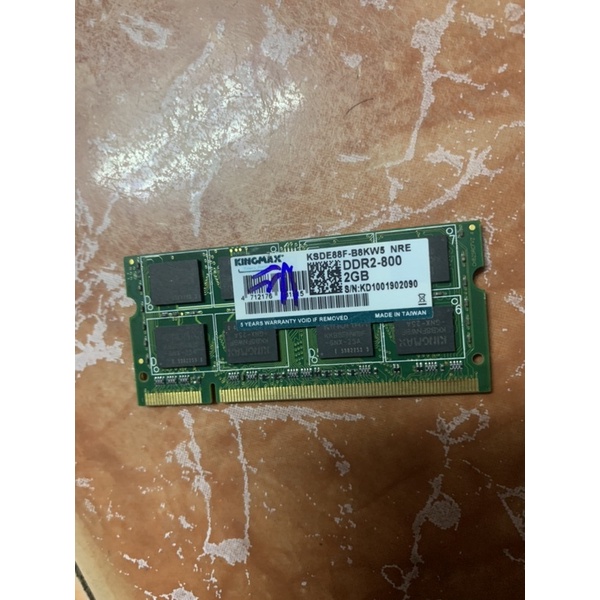 ram laptop kingmax 2g pc2-6400 bus 800mhz chạy tốt