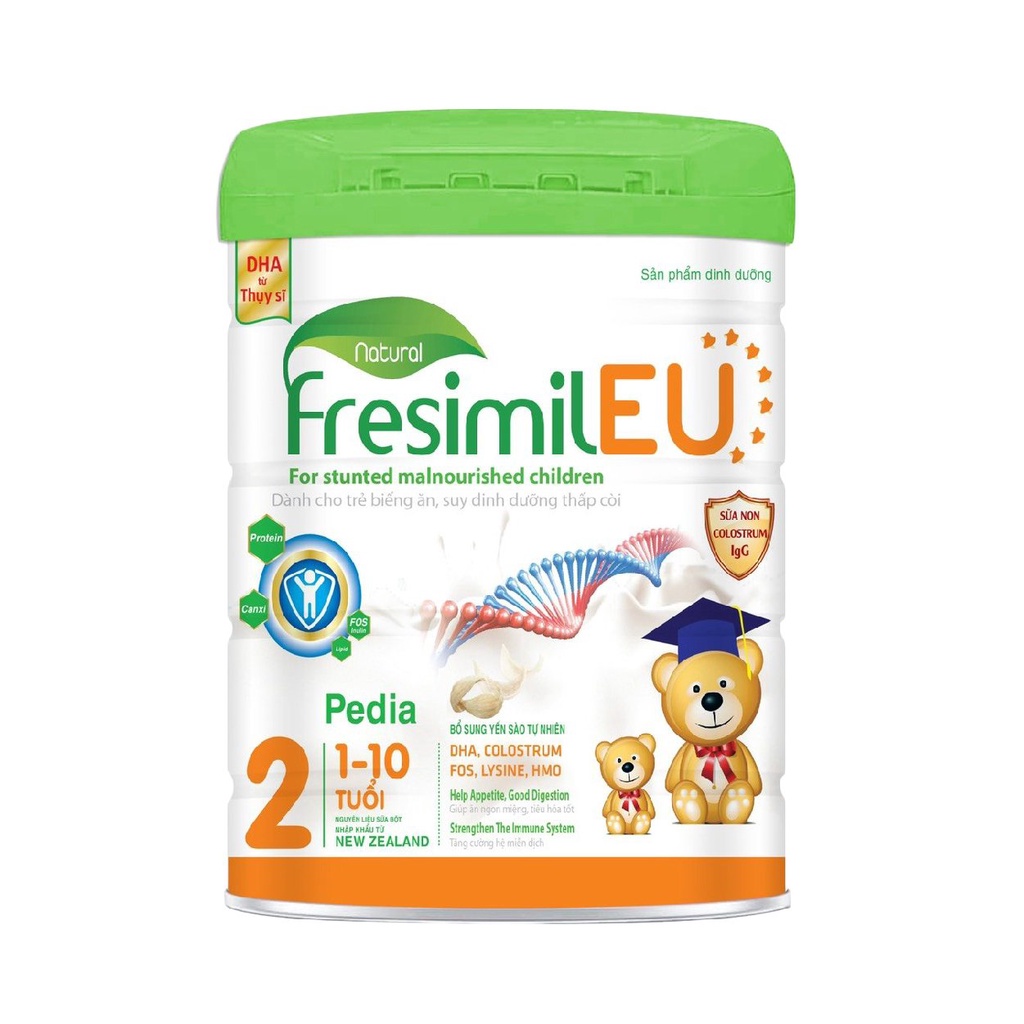 Sữa bột số 2 FresimilEU PEDIA dành cho trẻ biếng ăn - 900g