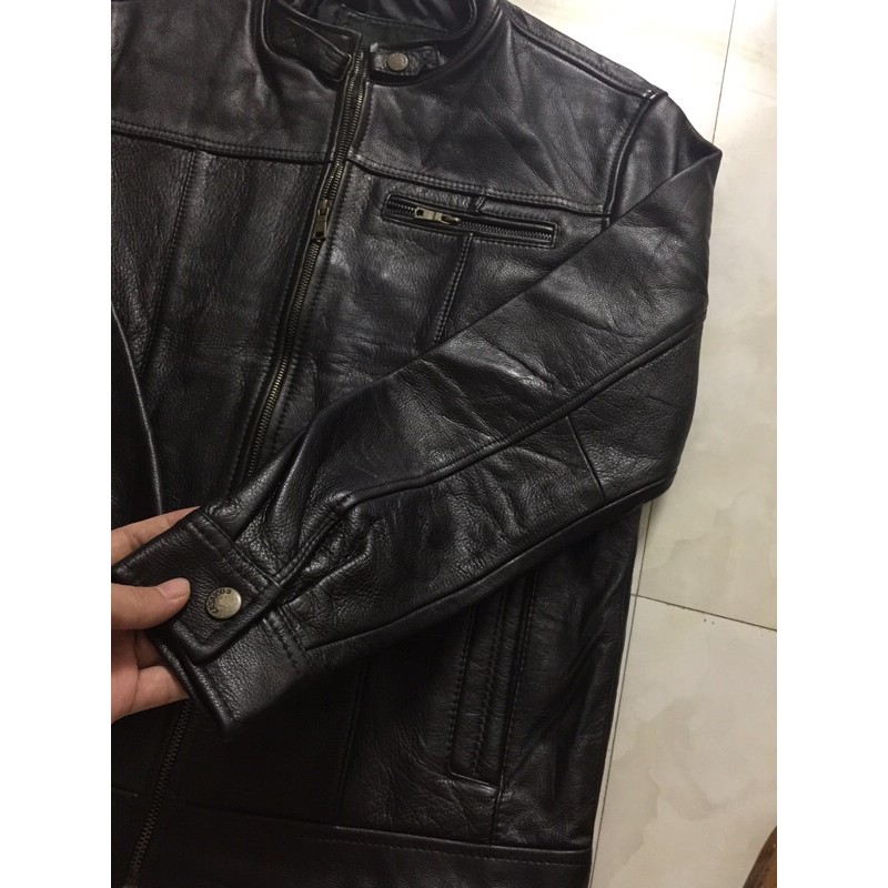 Áo khoác da bò thật siêu dầy Canada | BigBuy360 - bigbuy360.vn