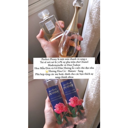 [Bill] Xịt Thơm Perfect Peony Body Mist Bath and bodyworks | BigBuy360 - bigbuy360.vn