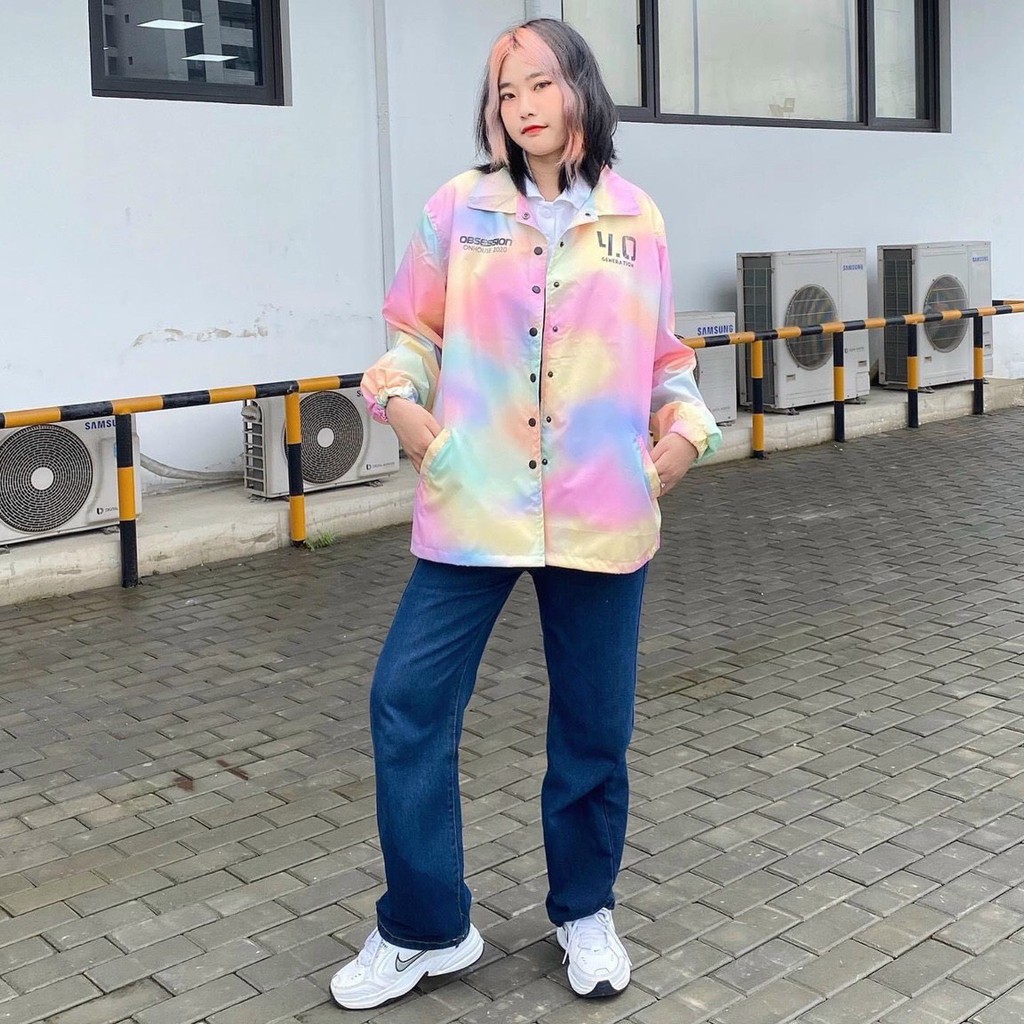 Áo khoác dù unisex loang phản quang 4.0, cardigan nam nữ ulzzang Wind | BigBuy360 - bigbuy360.vn