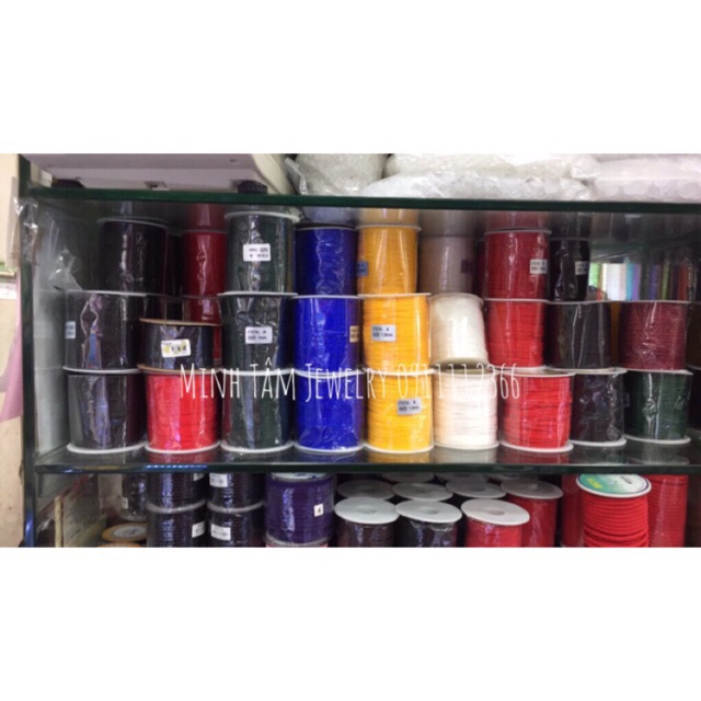 Cuộn dây dù tết vòng tay phong thủy,Dây dù đan vòng tay may mắn