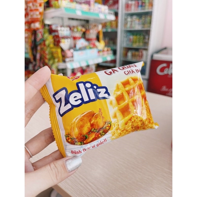 1 THÙNG BÁNH ZELI’Z GÀ QUAY CHÀ BÔNG