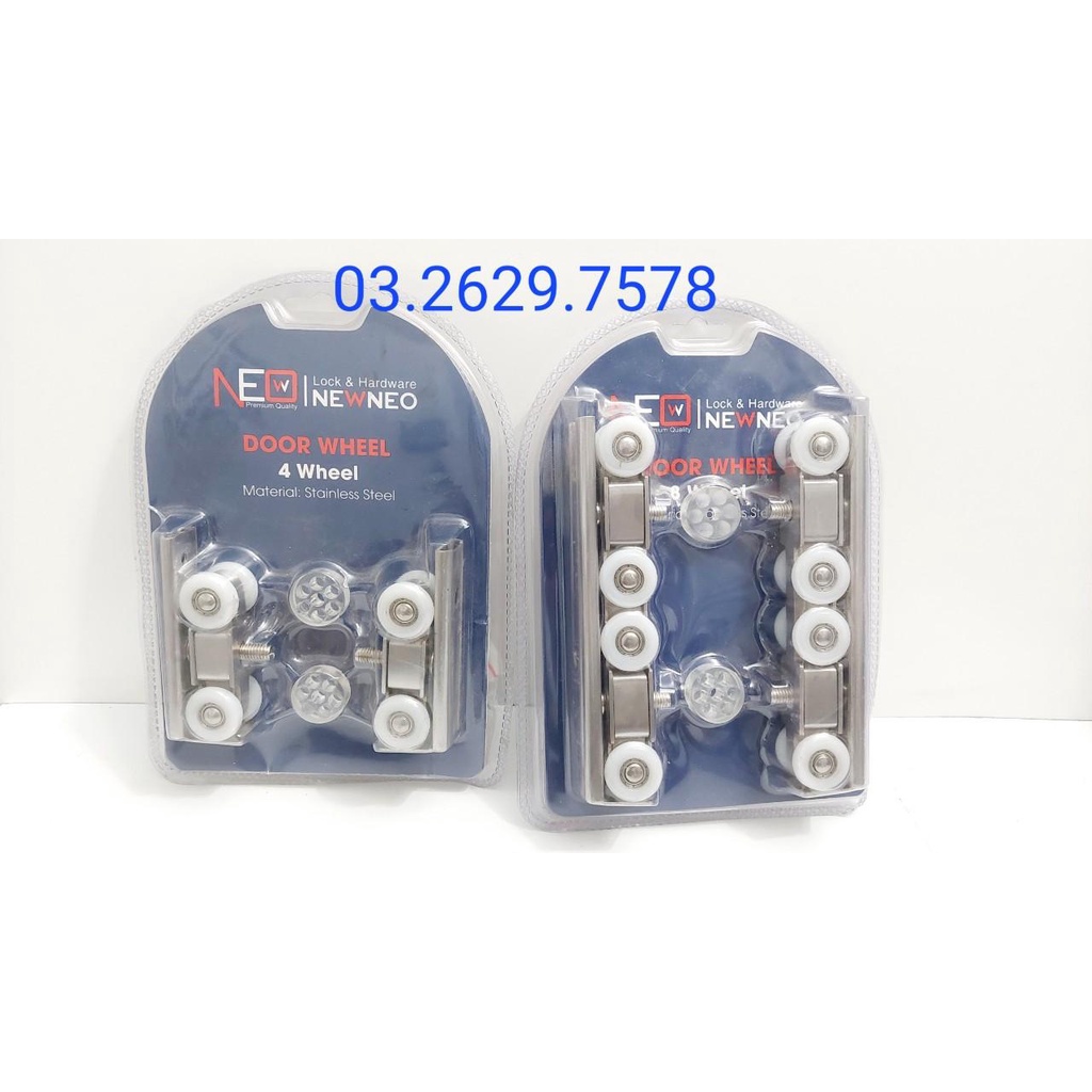 Bánh xe lùa treo NEWNEO 8 bánh - Bánh xe lùa treo NEWNEO 4 bánh - Bánh xe lùa treo 304