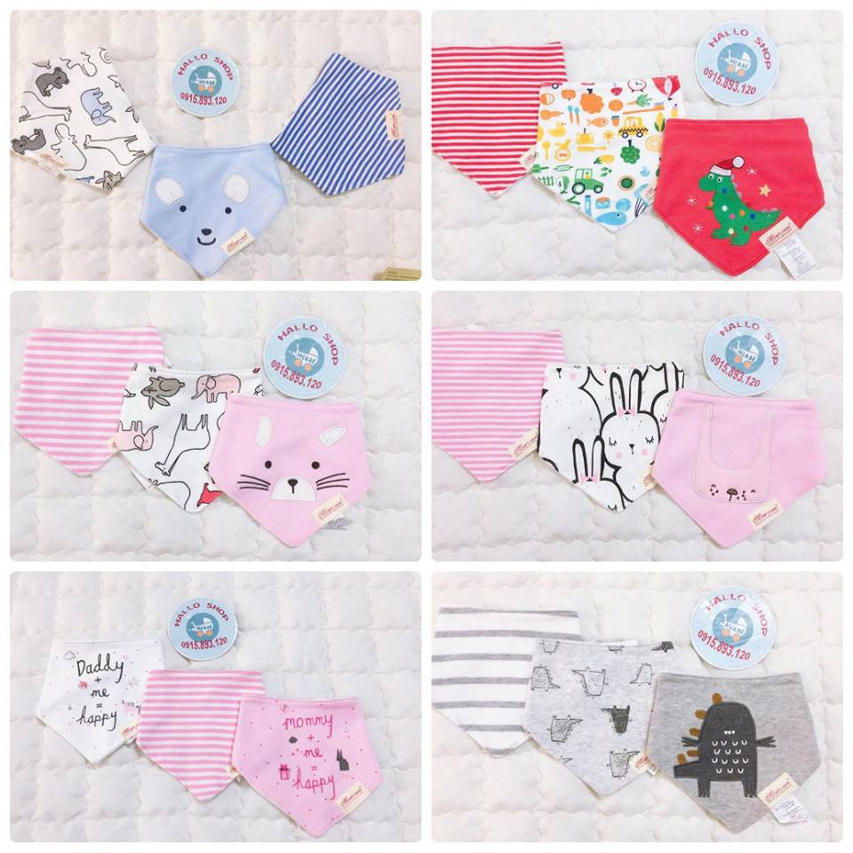 Set 3 yếm Momcare