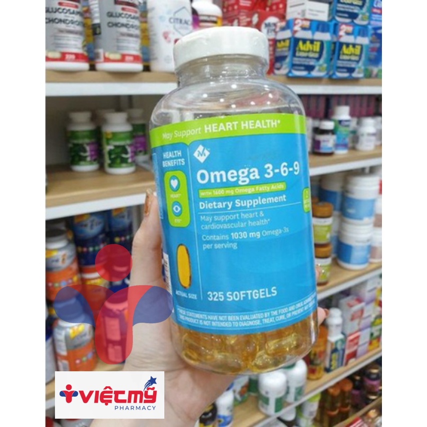 Dầu Cá Omega 369 Mỹ 325 Viên Hãng Member’s Mark - Fish Oil SP000307