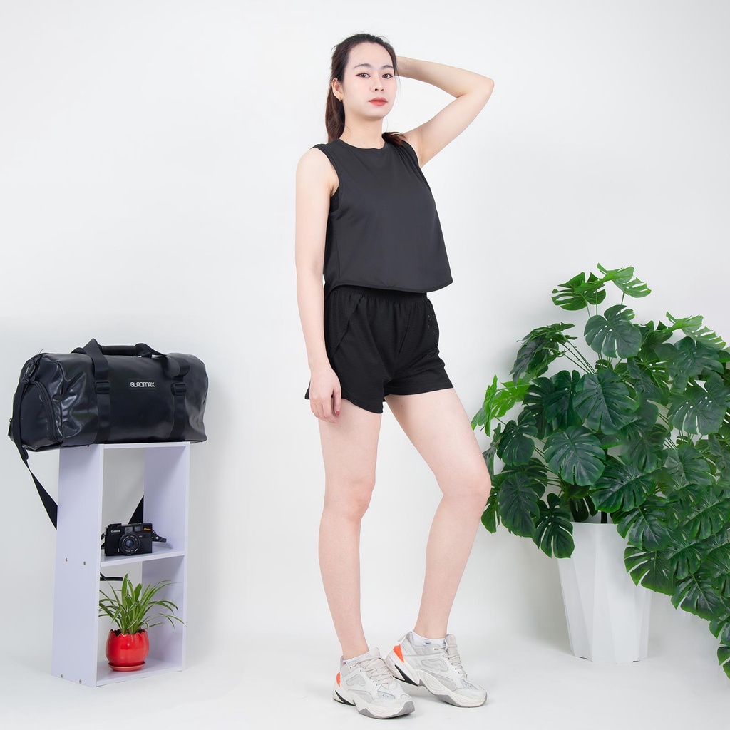 Bộ đồ thể thao Gladiamx Tanktop TT02,  Bra Cotton Big-Strap, Boxer Lưới GBL04 cá tính &amp; năng động