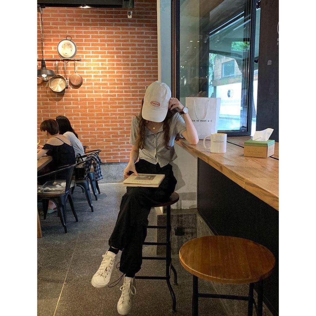 QUẦN JOGGER CULLOTES KAKI 4 MÀU TÍM ĐEN HỒNG XANH - QUẦN BAGGY KAKI BO ỐNG ULZZANG