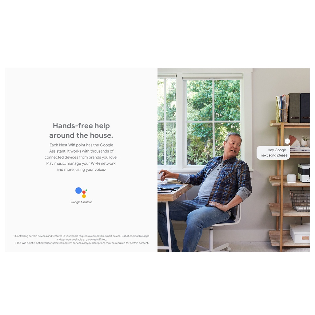 Thiết Bị Phát Wifi Cap Cấp Google Nest Wifi 3 Pack - Hàng Chính Hãng - Có Xuất VAT