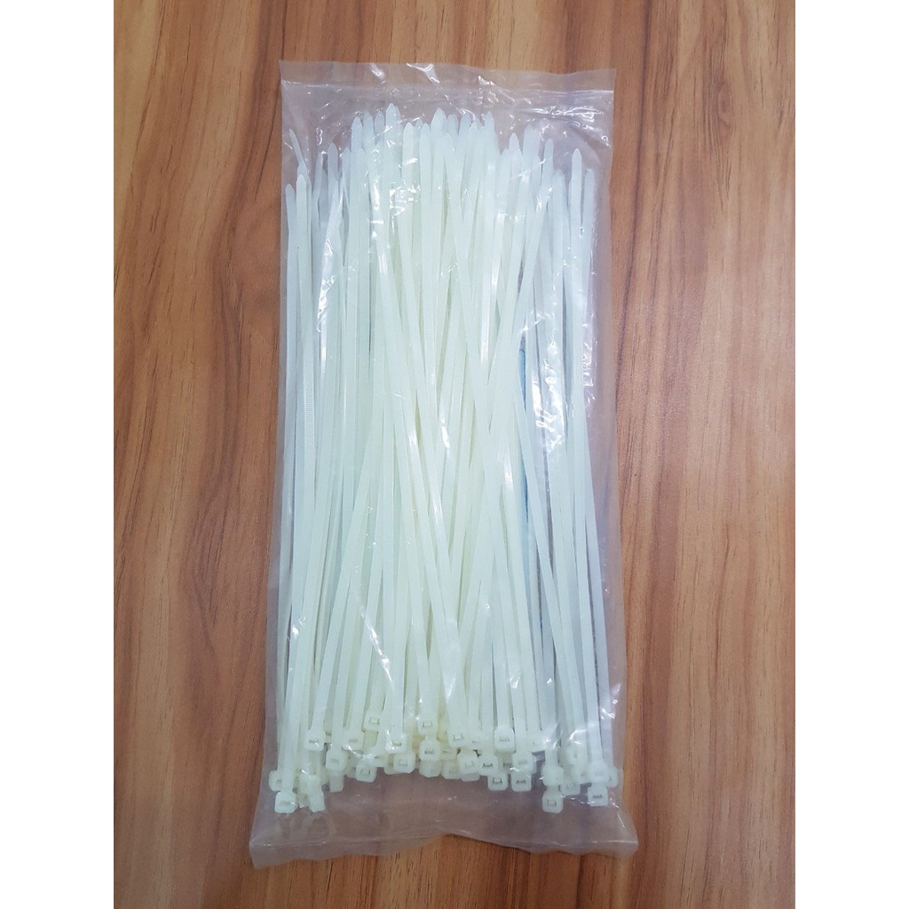 Dây rút nhựa Đài Loan 30 cm - Bịch 100 sợi