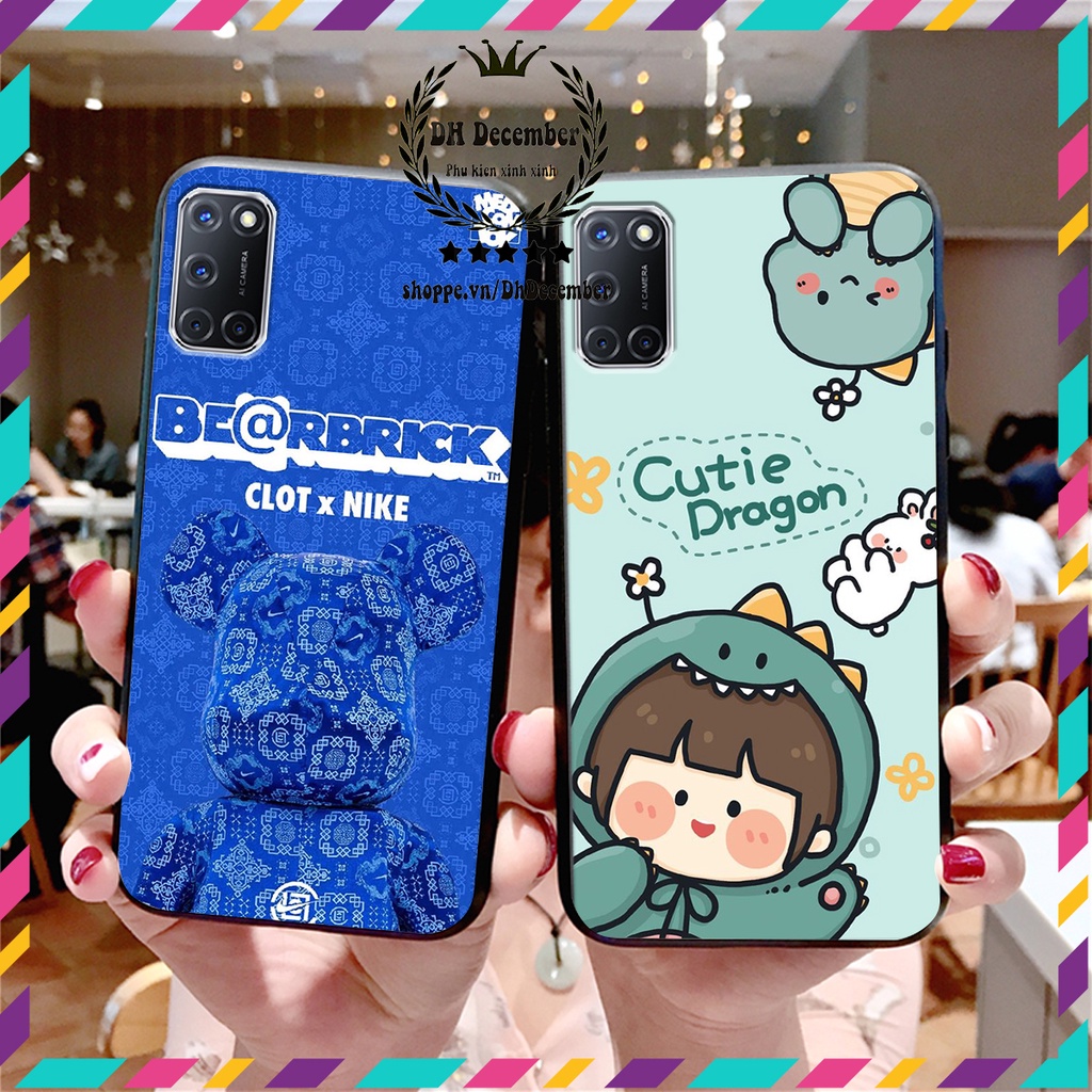 Ốp lưng Oppo A52 / A92 in hình 3D lucky, gấu Beer xinh xắn - KHÔNG NÊN BỎ LỠ