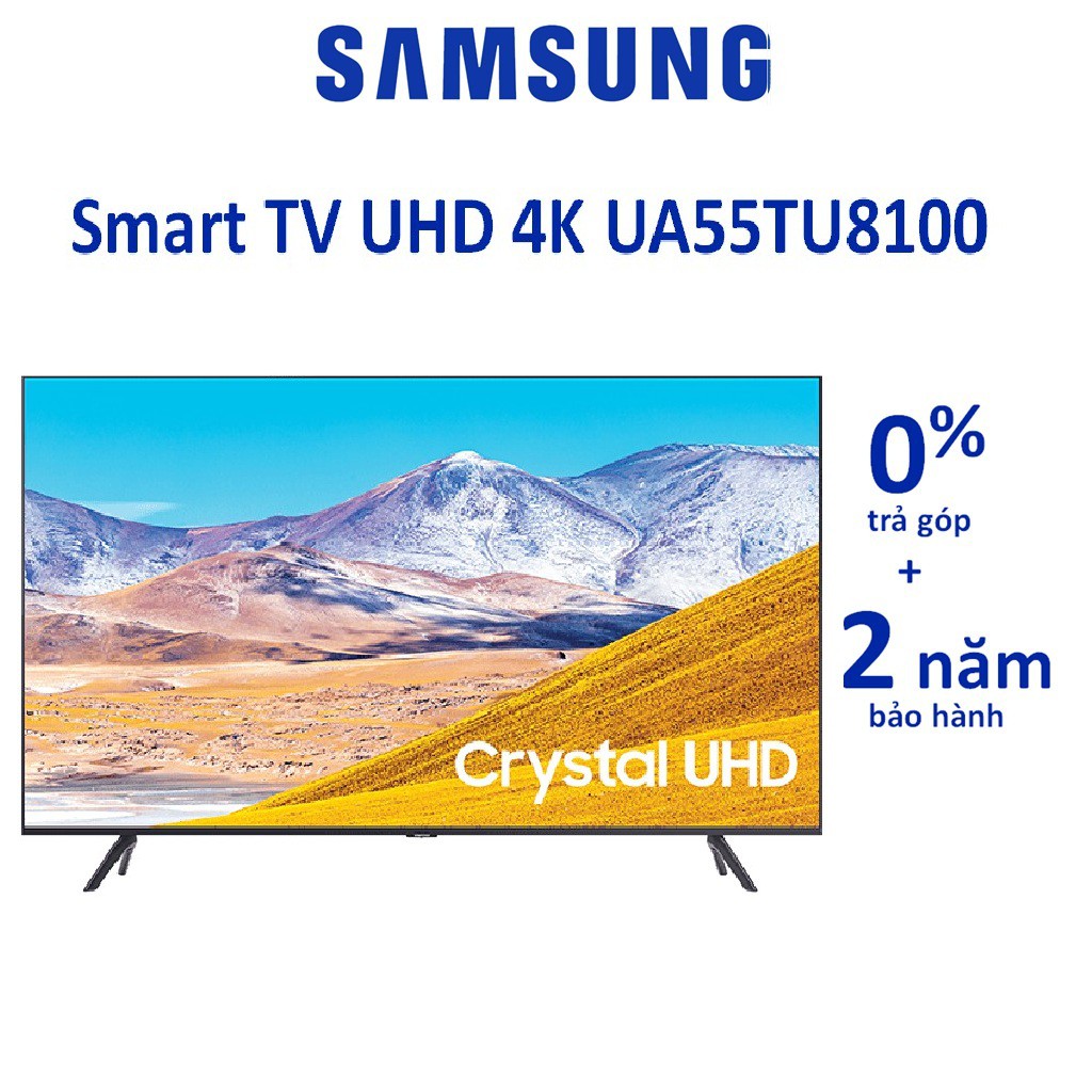 Tivi Samsung Smart 4K 55TU8100 55 inch UHD