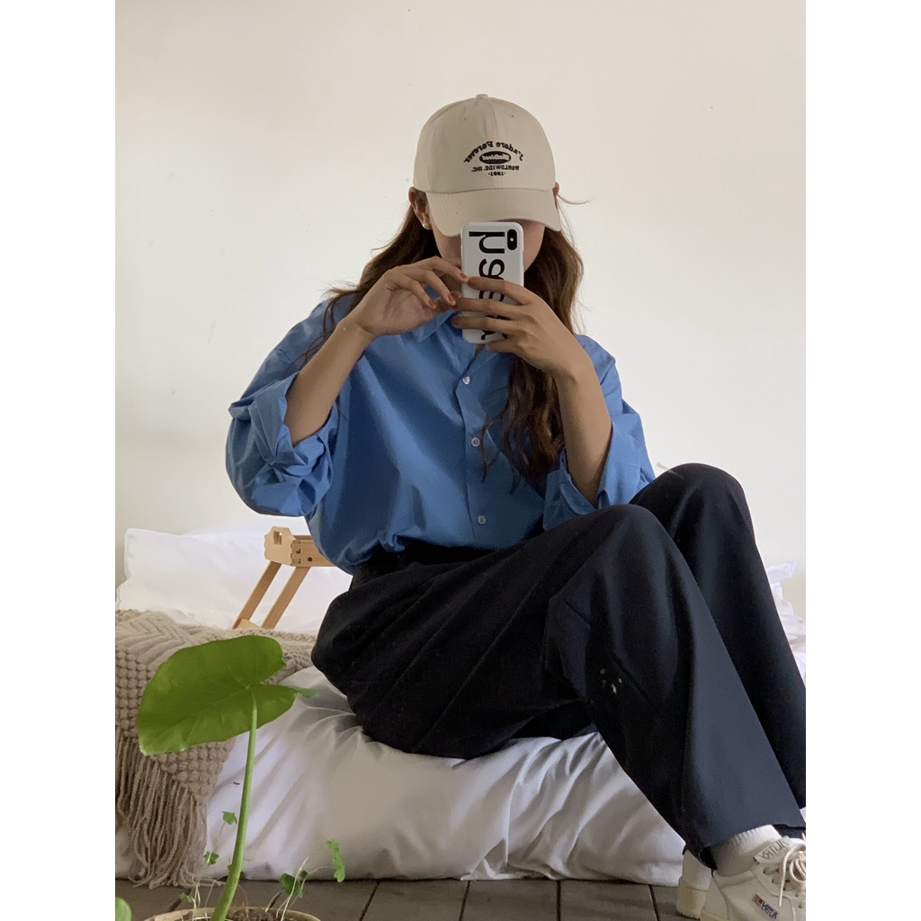 Nón Lưỡi Trai In Chữ Nhỏ Phong Cách Retro Hàn Quốc