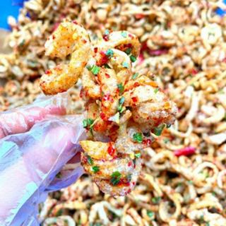 Da heo xóc mắm ớt