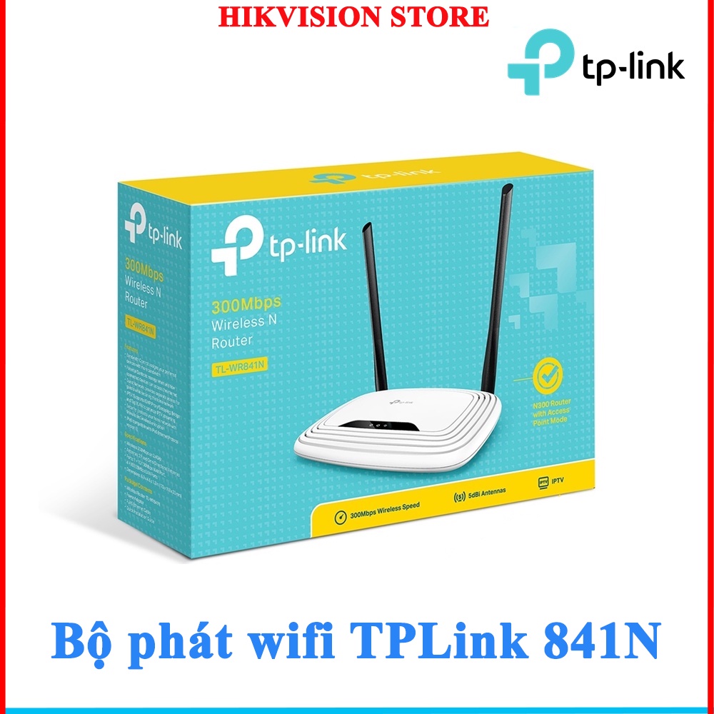 Bộ phát wifi TPLink 841N - Chính Hãng Bảo Hành 24 tháng